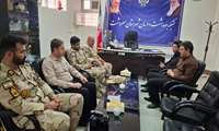 دیدار فرمانده هنگ مرزی با مقام ارشد حوزه سلامت شهرستان سردشت