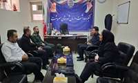 دیدار مسئول کانون بسیج جامعه پزشکی سردشت با سرپرست شبکه بهداشت و درمان شهرستان