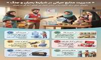 مدیریت منابع حیاتی در شرایط بحران وجنگ